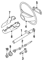3074195631 - Steering: Jacket for Volkswagen: Fox Image