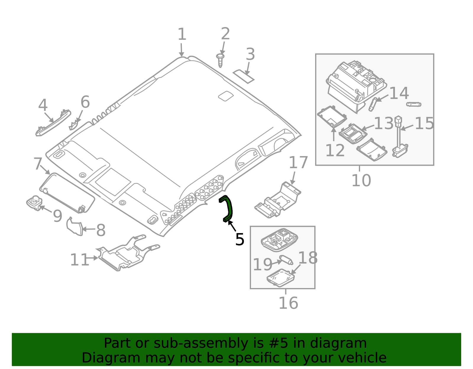 73940-7S12A - Grip Handle 2004-2025 Nissan | Official Nissan Parts