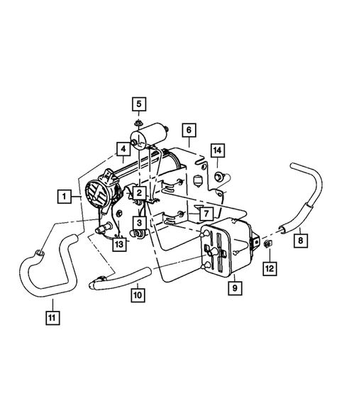 Vacuum Canister for 2011 Ram 2500 #0