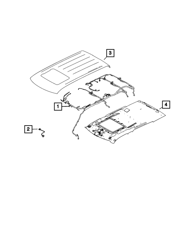 68517609AA - Electrical: Header Wiring for Mopar Image