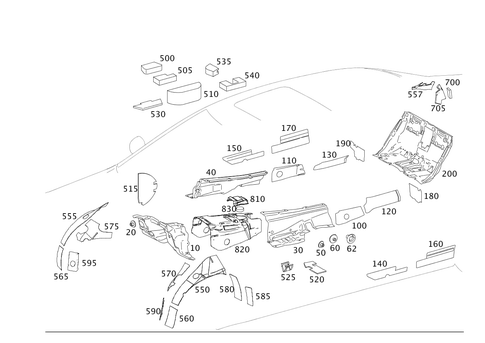Insulation in Passenger Compartment for 2012 Mercedes-Benz S400 #0