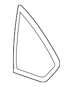 19120720 - : Quarter Glass - Driver's Side (LH) for Chevrolet: Impala Image