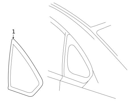 Glass & Hardware for 2009 Chevrolet Impala #0