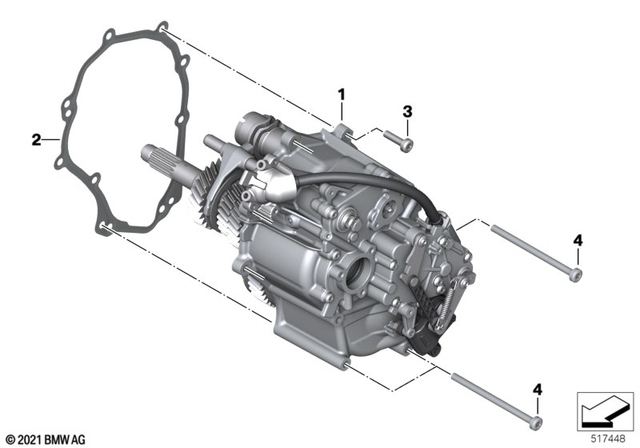 23001540610 - Manual Transmission: Manual Transmission - Black for BMW-Motorrad Image