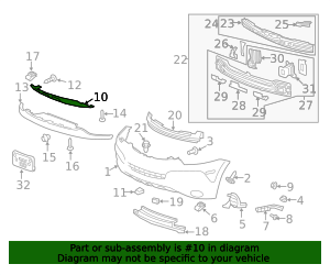 2008-2015 GM Front Bumper Fascia Skid Plate 19208228 GM | GMPartsDirect.com