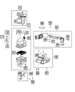 6509414AA - Fuel: Hex Head Screw And Washer for Chrysler: 200, Pacifica, Voyager | Dodge: Caliber, Dart, Durango | Jeep: Cherokee, Compass, Grand Cherokee, Grand Cherokee L, Grand Cherokee WK, Patriot, Wagoneer S, Wrangler | Ram: 1500, 2500, 3500 Image