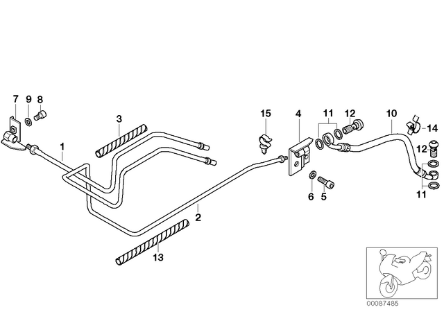 34322333206 - : Hose Clamp for BMW-Motorrad Image