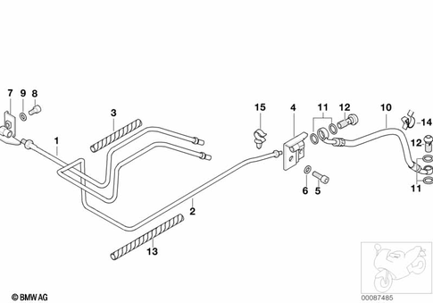 Brake Lines for 1998 BMW-Motorrad K 1200 LT #3