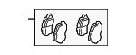 44650E010 - Brakes: Disc Brake Pad Set for Lexus Image