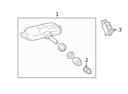 Tire Pressure Monitor Components for 2014 Toyota Prius C #0