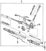 STG1RM - Steering: Motorcraftâ„¢ Gear Assembly for Ford: Contour | Lincoln: Continental Image