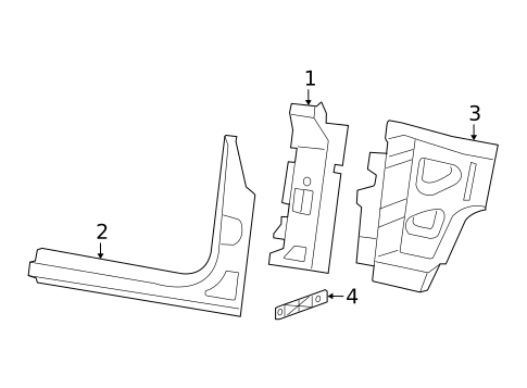 Hinge Pillar for 2021 Jeep Wrangler #0