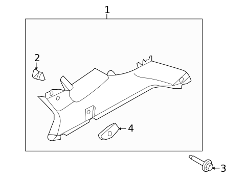 Interior Trim - Quarter Panels for 2013 Hyundai Tucson #0