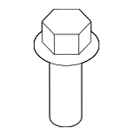 33306772888 - Suspension: Reinforced Plate Bolt for BMW: X5, X6, XM, Z4 Image