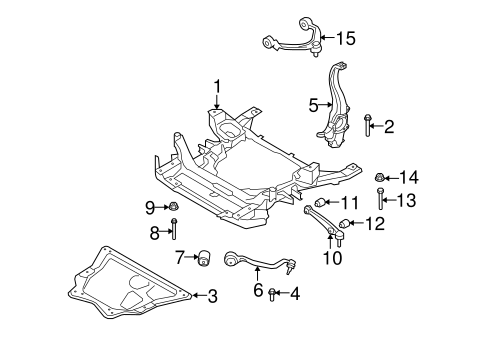 Suspension Components for 2008 BMW X5 #0