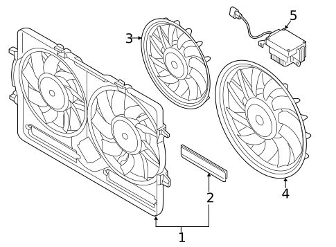 Cooling Fan for 2013 Audi allroad #0