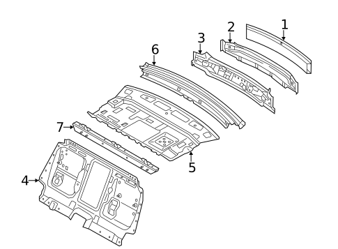 Rear Body for 2013 Audi A8 Quattro #0