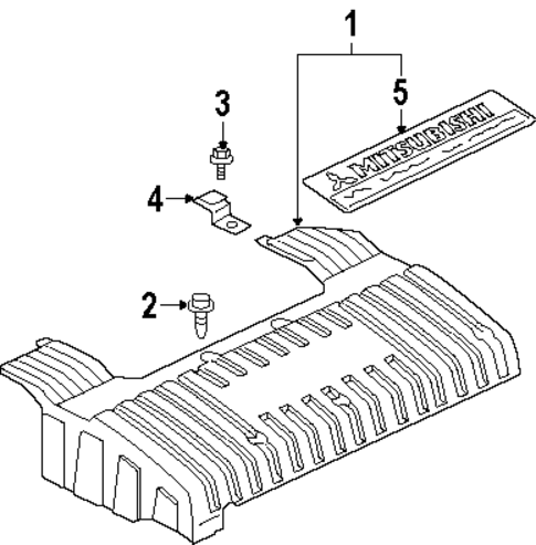 Engine Appearance Cover for 2003 Mitsubishi Diamante #0