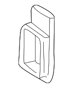 51218203824 - Body: Check Strap Gasket for BMW: 525i, 528i, 530i, 540i, M5 Image