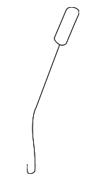 51228205801 - : Lock Rod for BMW: 525i, 528i, 530i, 540i, M5 Image