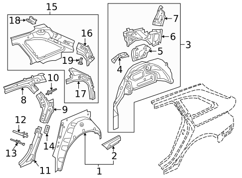 Inner Structure for 2017 Audi A4 allroad #0