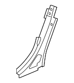 8W0809263 - Body: Lock Pillar Reinforced for Audi: A4, A4 allroad, A4 Quattro, S4 Image