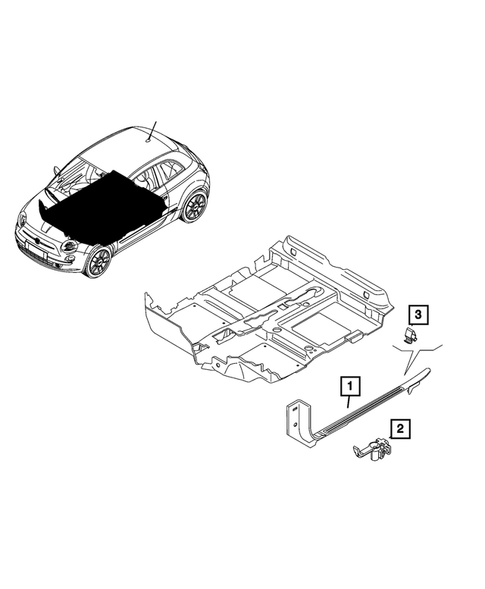 Panels - Moldings - Scuff Plates, Pillar, Cowl, 1/4 Panel Trim and Cargo Covers for 2024 Fiat 500E #3