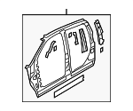 68066893AG - Body: Inner Aper Panel for Dodge: Ram 2500, Ram 3500 | Ram: 2500, 3500 Image