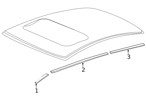 Exterior Trim - Roof for 2014 Acura TSX #0