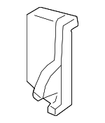 41007435943 - Body: Baffle Plate for BMW: 330e, 330e xDrive, 330i, 330i xDrive, M3, M340i, M340i xDrive Image