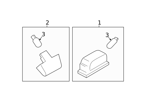 License Lamps for 2019 Ford Transit Connect #0