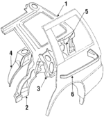 7671330R00 - : Outer Wheelhouse for Nissan Image