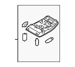8T0947140U57 - Body: Map Lamp Assembly for Audi Image