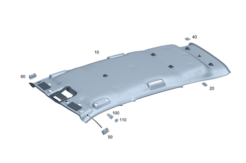 Roof Lining/Headlining for 2023 Mercedes-Benz EQB 350 #0