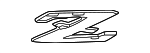 848956GP0A - Body: Nameplate for Nissan Image