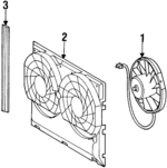 5008593 - HVAC: Engine Cooling Fan Motor for Mercedes-Benz Image