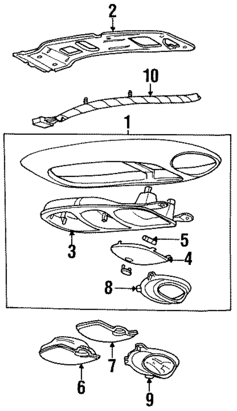 Mini Console for 2003 Ford Windstar #0