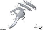 41305A52CB8 - Bodywork: Right Rear Side Panel for BMW Image