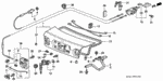 74872S1GA10 - : Spring, L Trunk Opener for Honda Image