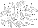 1EA803110 - : Inner Rail for Audi: Q4 e-tron, Q4 e-tron Sportback Image