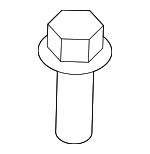 90110SE7000 - Body: Reinforced Beam Bolt for Acura: CL, ILX, MDX, RL, RLX, TL, TLX, TSX, ZDX Image