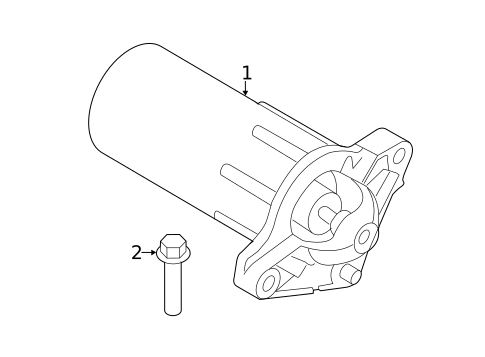 Starter for 2015 Volvo V60 #1