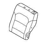 89360G5020DPW - Body: Seat Back Cover for Kia: Niro, Niro EV Image