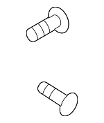 1249205123 - Body: Latch Cover Screw for Kia: Amanti, Borrego, Cadenza, Carnival, EV6, EV9, Forte, Forte Koup, Forte5, K4, K5, K900, Niro, Niro EV, Optima, Rio, Rio5, Sedona, Seltos, Sorento, Soul, Soul EV, Sportage, Stinger, Telluride Image