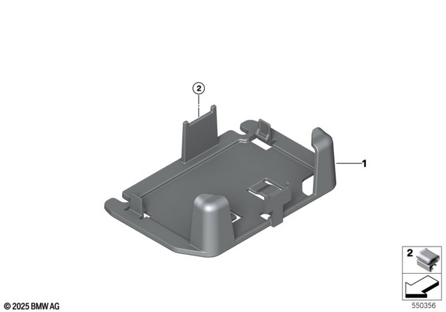 7147547239 - Audio, Navigation, Information Systems: Fixing Clamp - A=3.5-6.0mm for BMW-Motorrad Image
