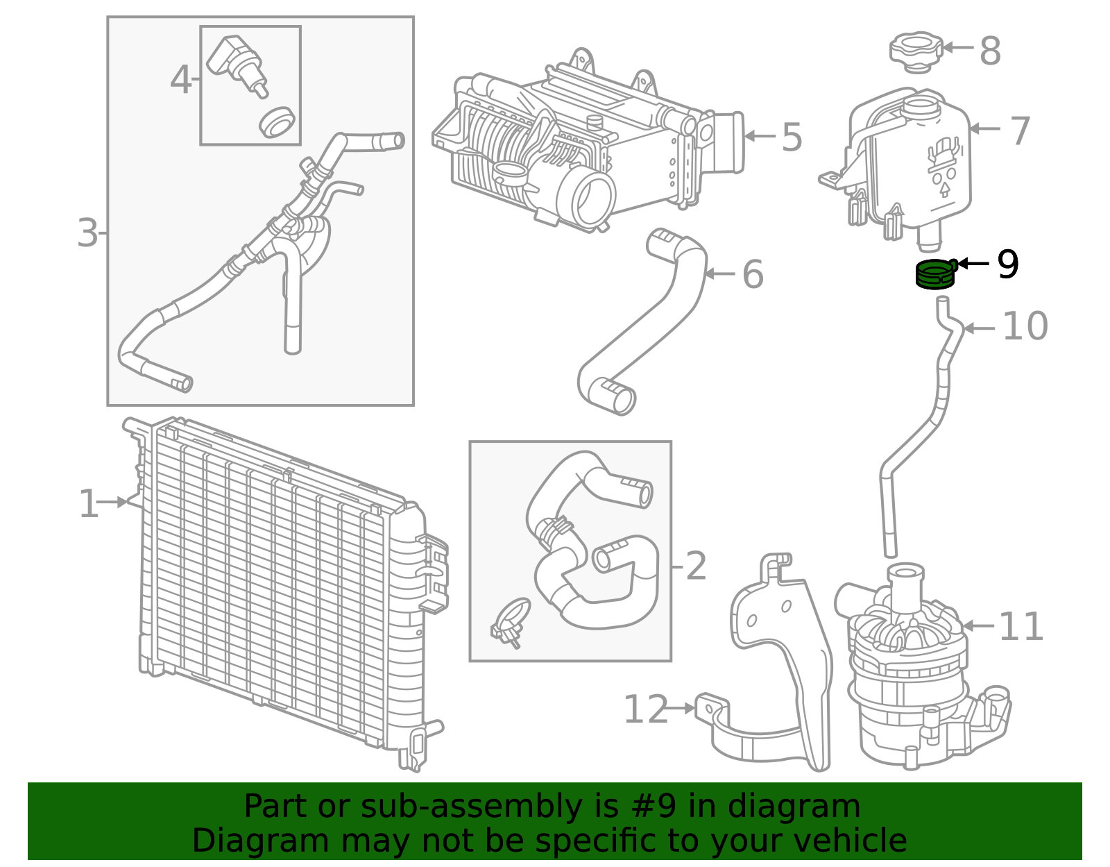 2020-2026 GM Auxiliary Reservoir Clamp 11547860 | OEM Parts Online