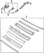 F3LY13A565A - Electrical: Reflector Panel for Lincoln: Mark VIII Image