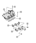 53032795AC - Engine 3.7L Six Cylinder: Intake Manifold for Mopar Image