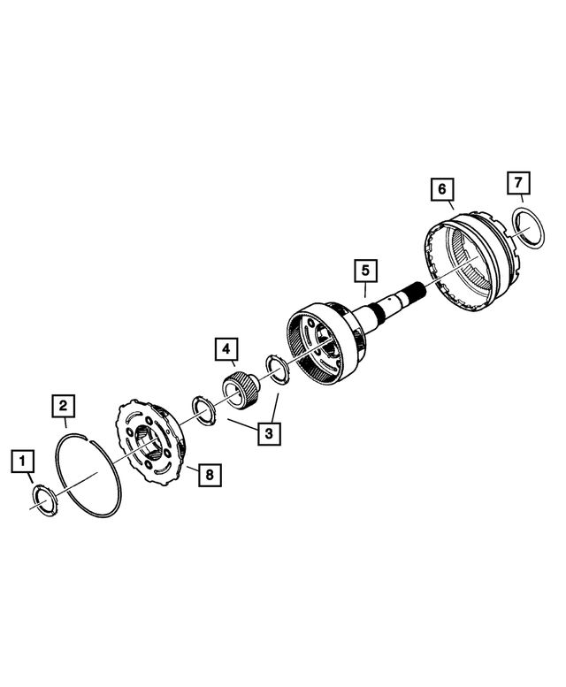 4799586AB - Automatic Transmission Multi-Speed: Input Sun Gear for Mopar Image image