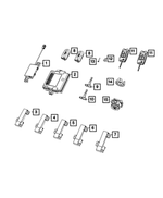 68324053AA - Electrical: Transmitter Key for Mopar Image